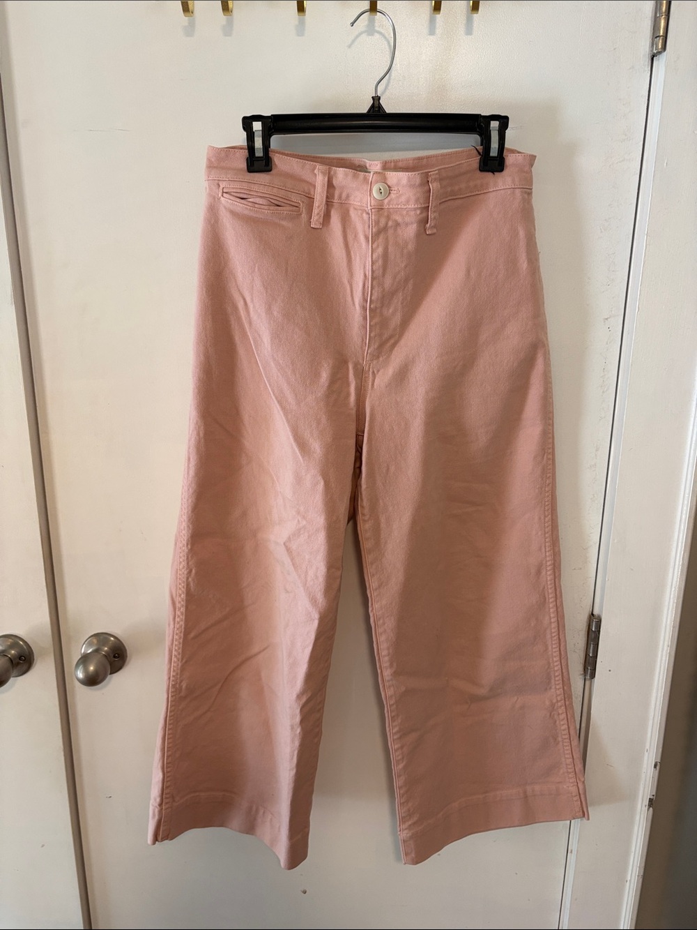 Pink Madewell Cropped Jeans